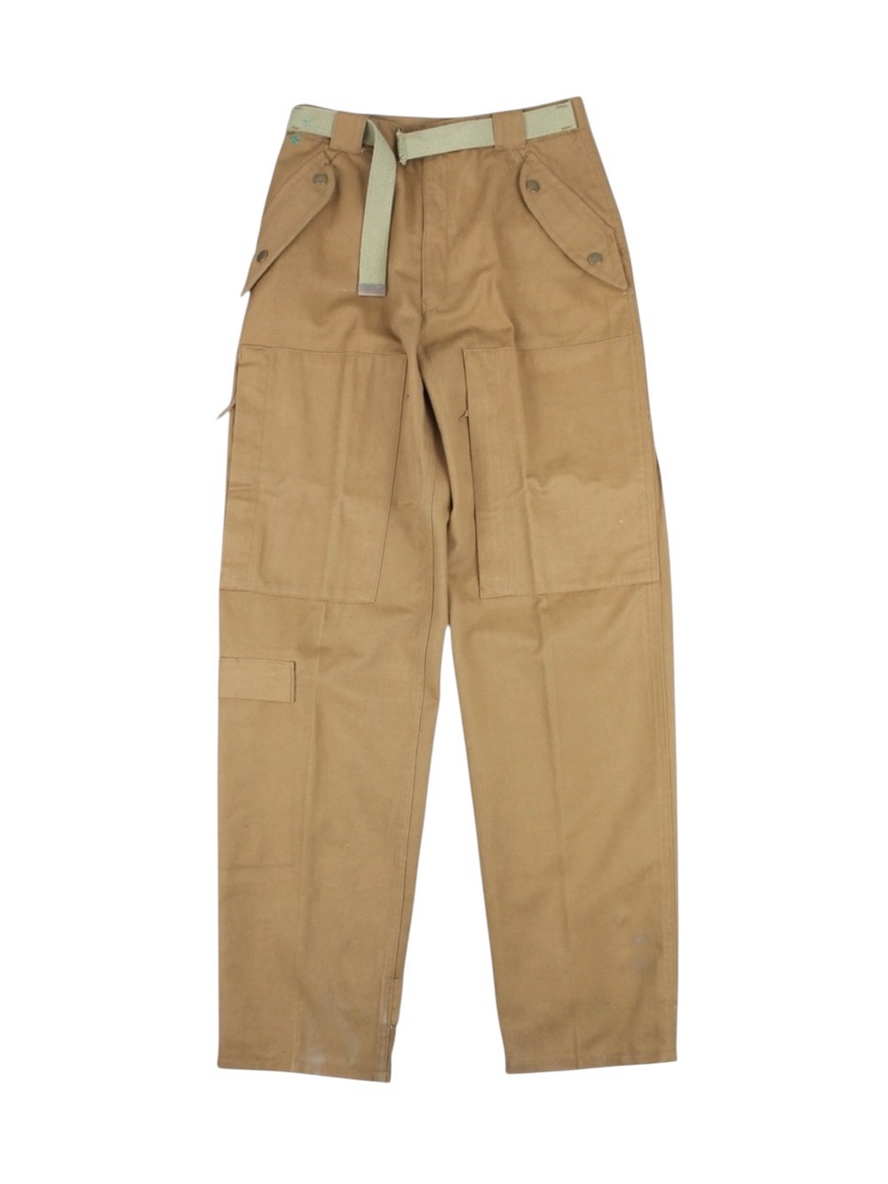 Vintage‎ Hunters Run Utility Cargo Pants Khaki High Rise Belted Women's Size 6